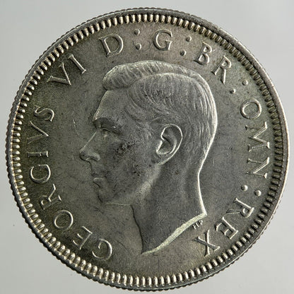 1937 George VI Shilling Silver Coin | Very High Grade