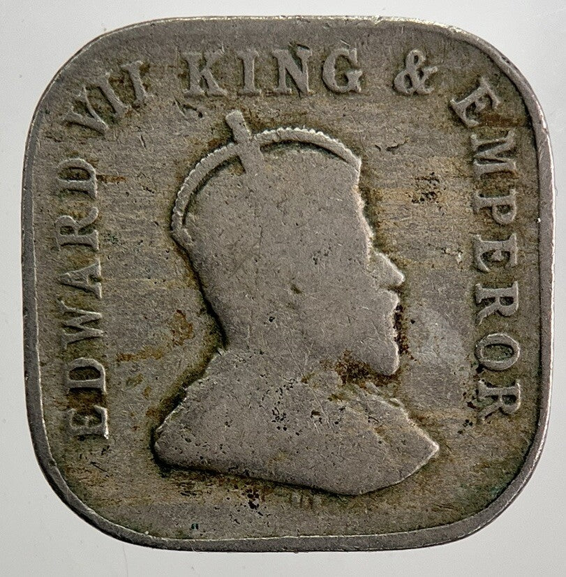 1909 Ceylon 5 Cents Sri Lanka Coin | Collectable Grade