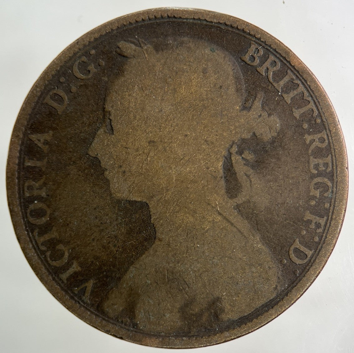 1893 Victoria One Penny Coin | Collectable Grade