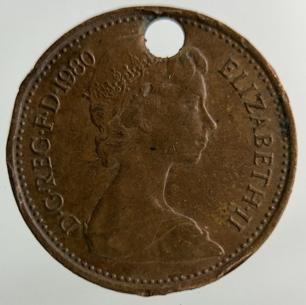 1980 Elizabeth II 2nd 1/2 Half - Penny Coin | Collectable Grade