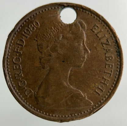 1980 Elizabeth II 2nd 1/2 Half - Penny Coin | Collectable Grade
