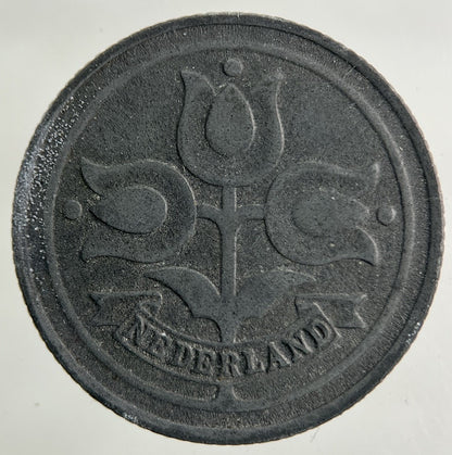 1941 Netherlands 10 Cents Coin | Fine Collectable Grade