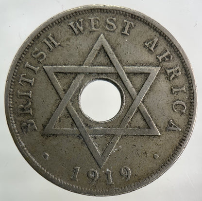1919 West Africa One Penny Coin | Collectable Grade