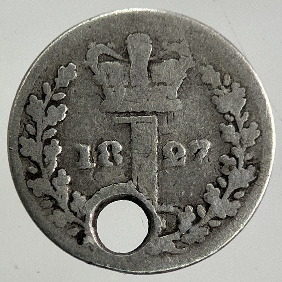 1827 George IV Maundy One - Pence Penny Silver Coin | Collectable Grade