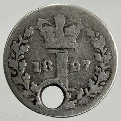 1827 George IV Maundy One - Pence Penny Silver Coin | Collectable Grade