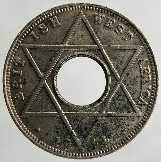 1944 West Africa 1/10 One Tenth Of A Penny Coin | Very Fine Grade