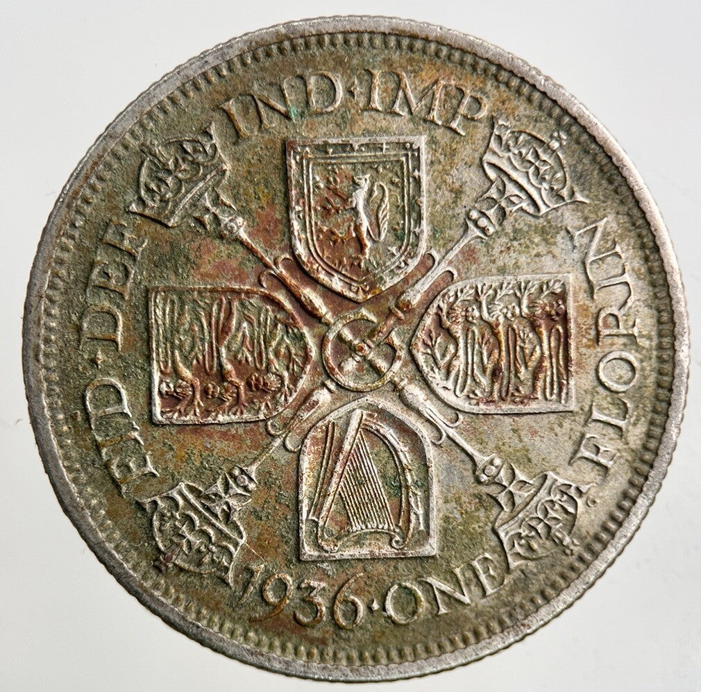 1936 George V Florin Silver Coin | Very High Grade