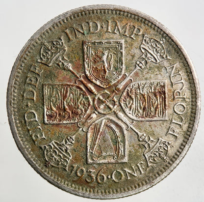 1936 George V Florin Silver Coin | Very High Grade