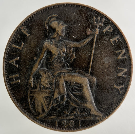 1901 Victoria Half - Penny Coin | Fine Collectable Grade