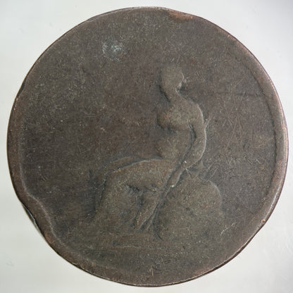 British George III 3rd One Penny Coin | Worn Grade