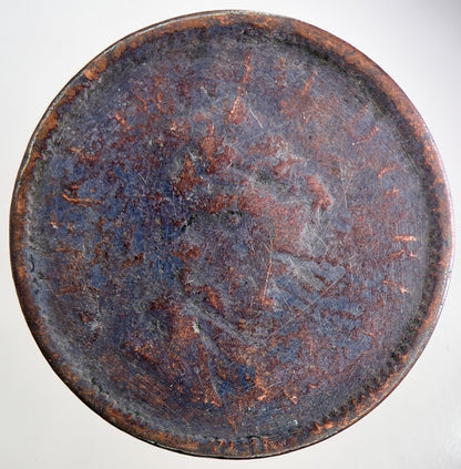 George III 3rd Irish Hibernia One Penny Coin | Fair Grade | a9833