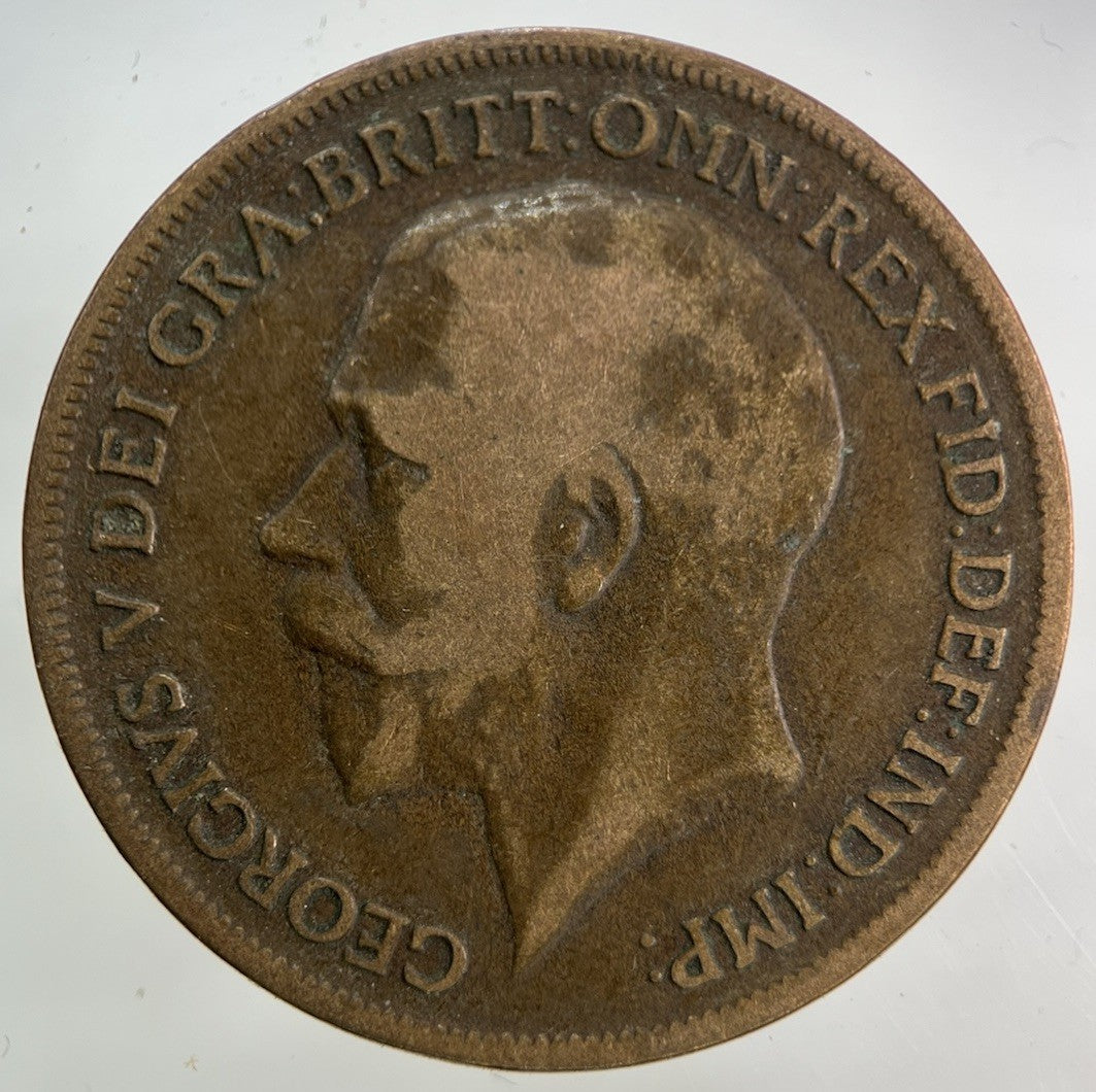 1917 George V One Penny Coin | Collectable Grade
