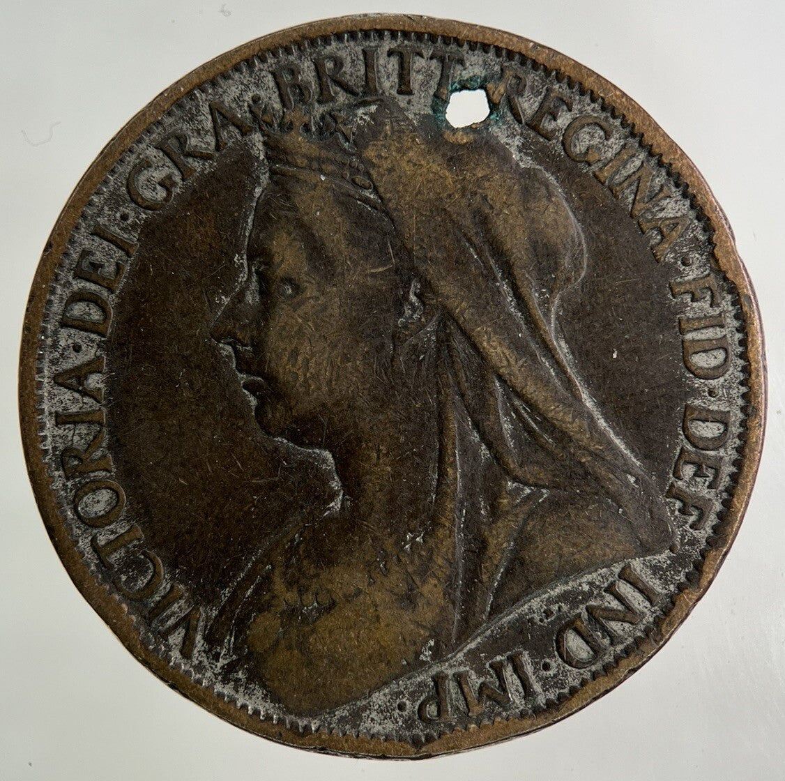 1900 Victoria One Penny Coin | Collectable Grade