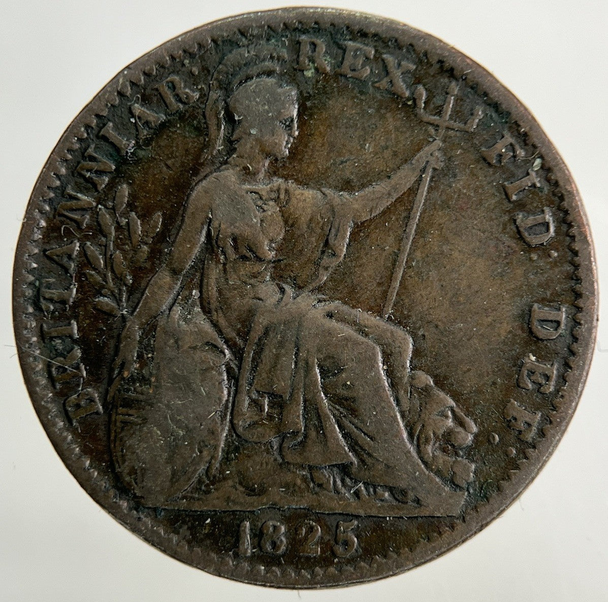 1825 George IV Farthing Coin | Collectable Grade