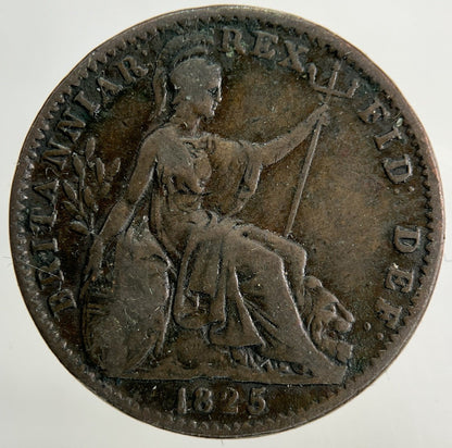 1825 George IV Farthing Coin | Collectable Grade