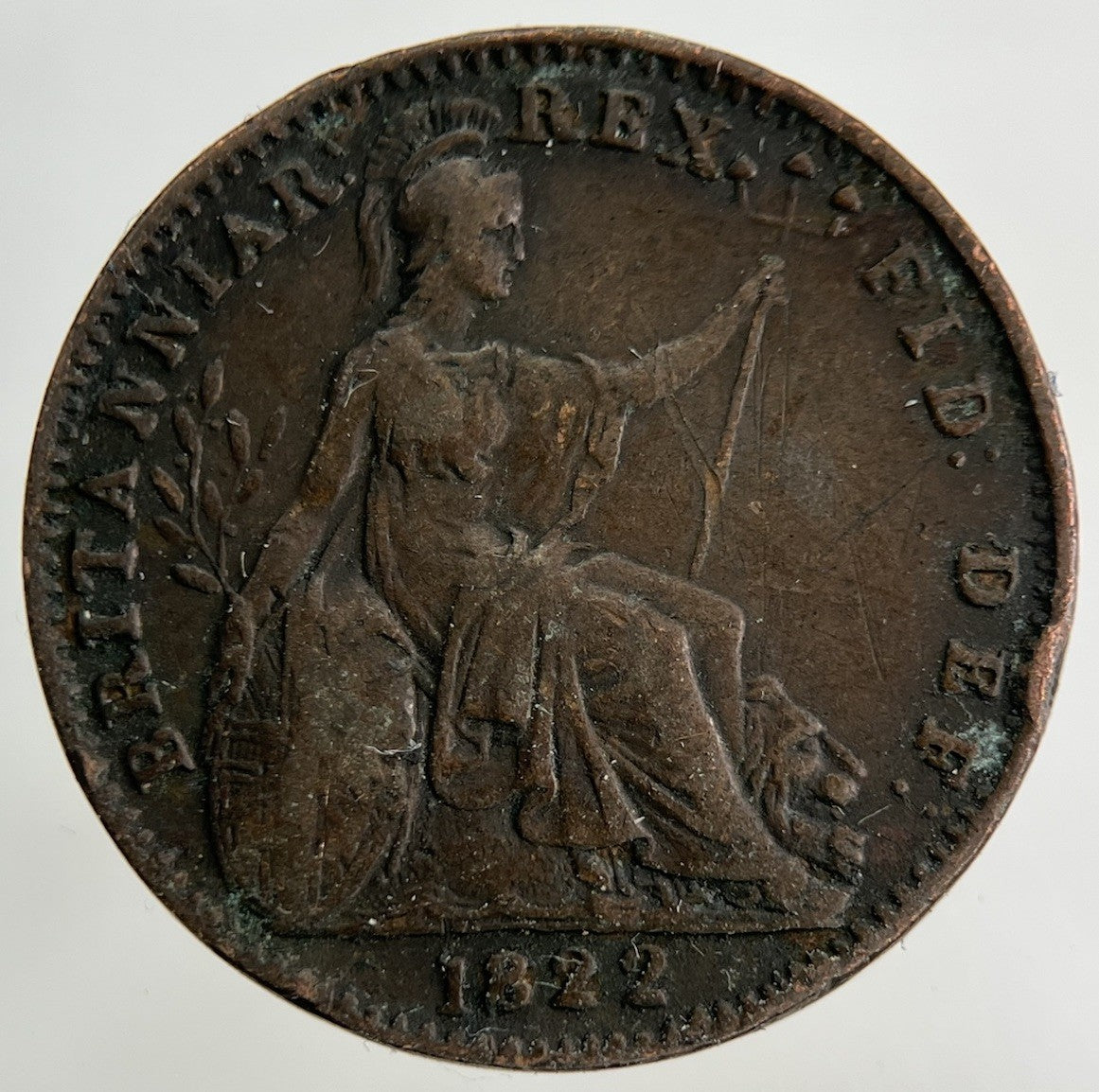 1822 George IV Farthing Coin | Fine Collectable Grade