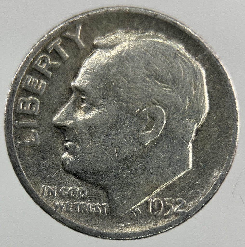 1952 US USA Roosevelt Dime Silver Coin | Collectable Grade