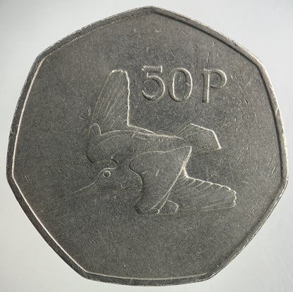 1983 Irish 50p Fifty - Pence Coin | Fine Collectable Grade