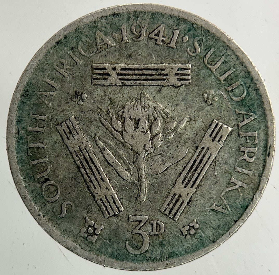 1941 South Africa Threepence Silver Coin | Collectable Grade