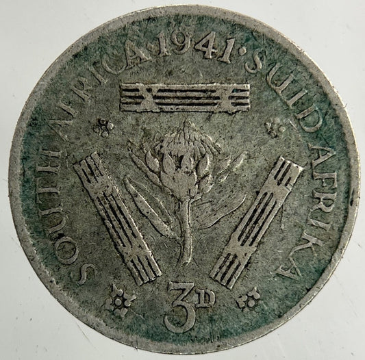 1941 South Africa Threepence Silver Coin | Collectable Grade