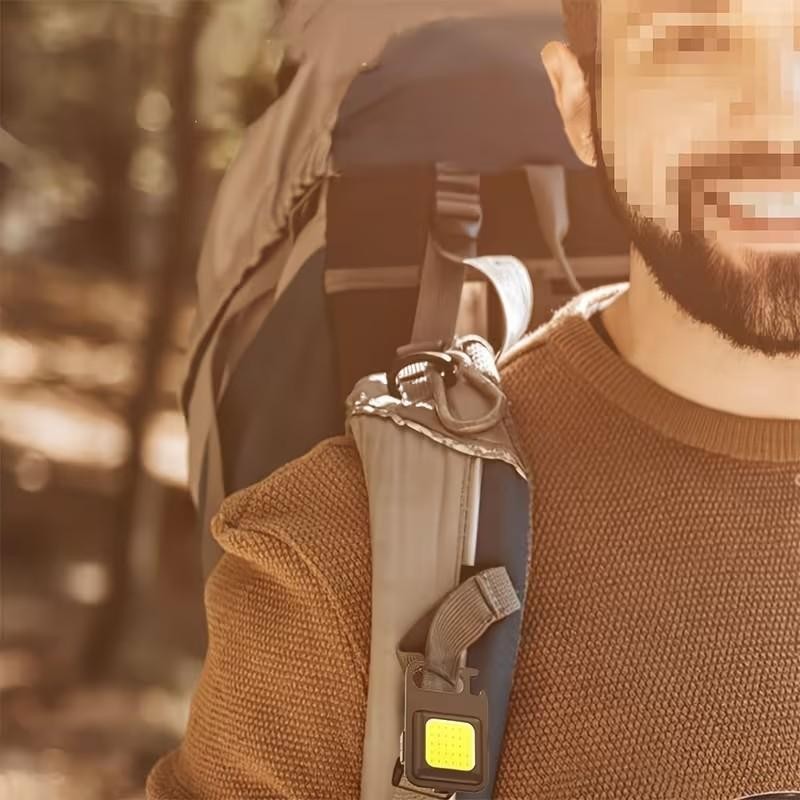 Bright Mini Flash - light Rechargeable torch Portable Outdoor Camping Hiking UK