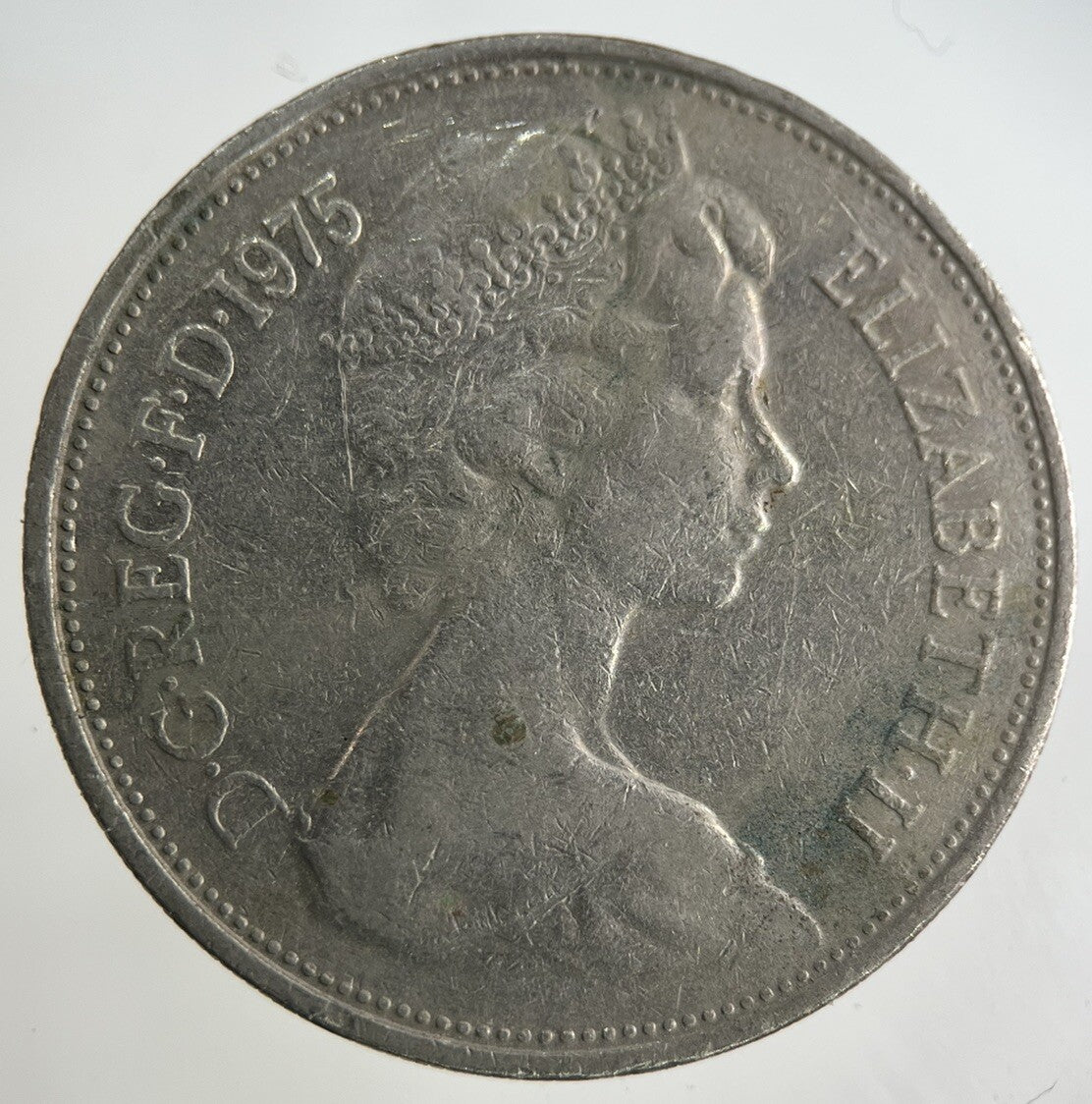 1975 Elizabeth II 2nd 10p Ten - Pence Coin | Fine Collectable Grade