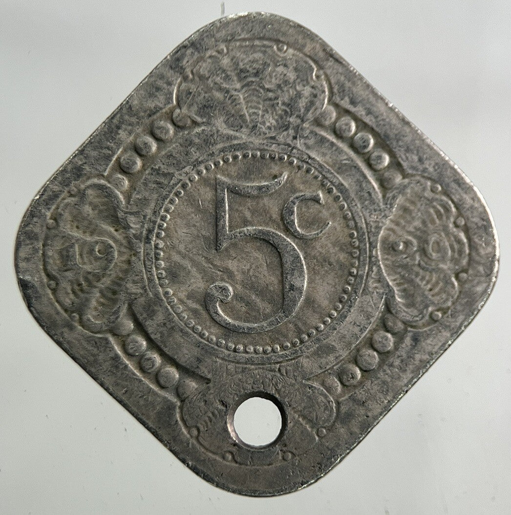 1929 Netherlands 5 Cents Coin | Collectable Grade