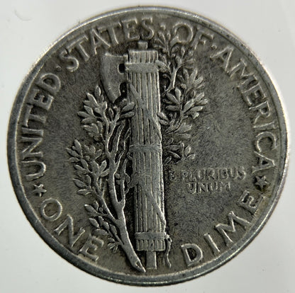 1943 US USA Mercury Dime Silver Coin | Collectable Grade