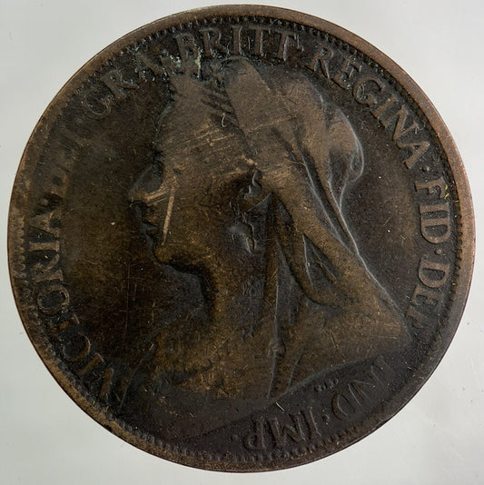 1899 Victoria One Penny Coin | Collectable Grade