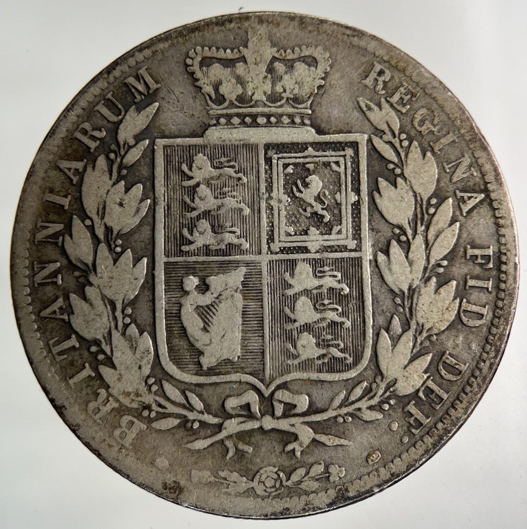 1885 Victoria Half - Crown Silver Coin | Fine Collectable Grade