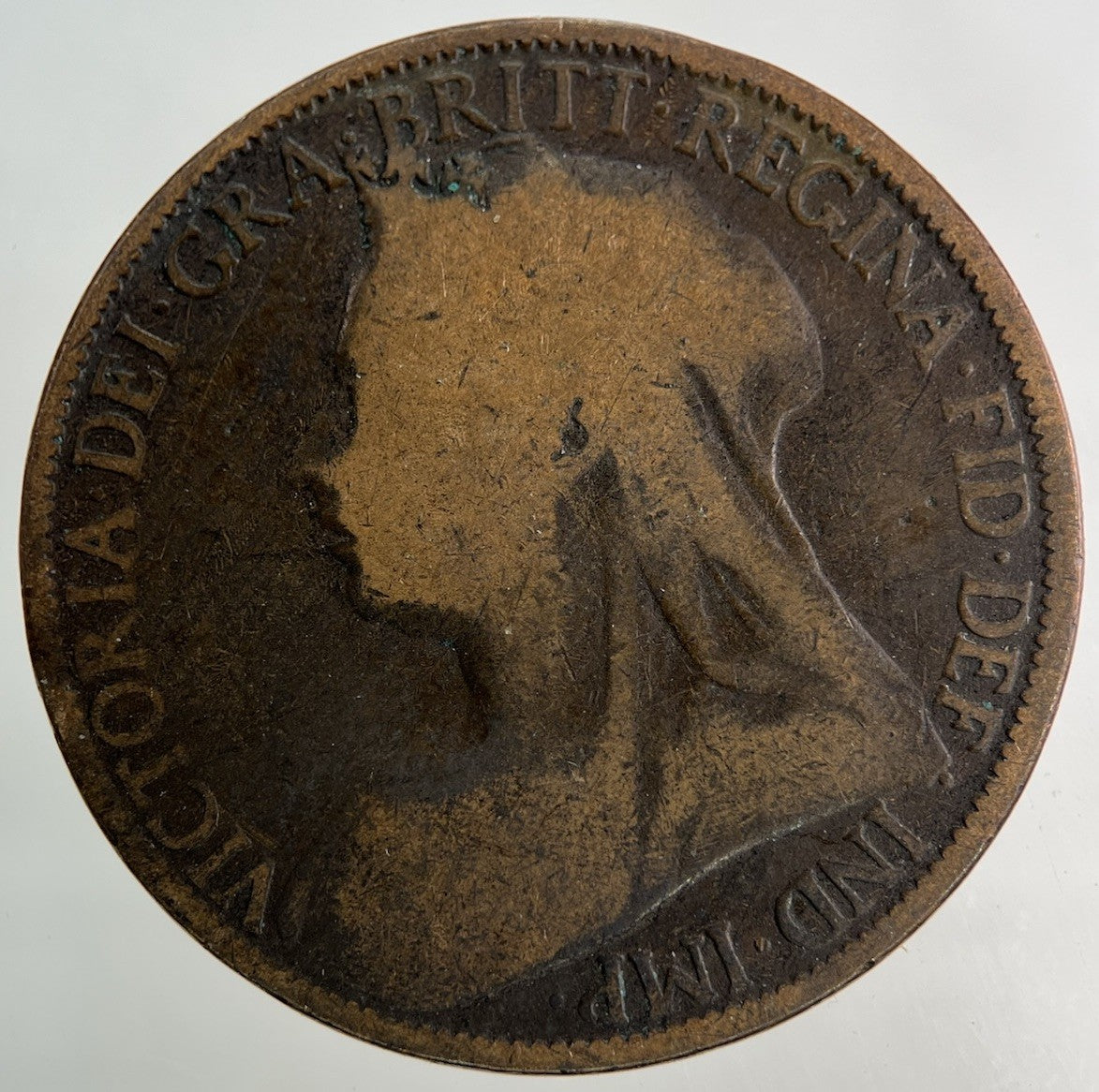 1896 Victoria One Penny Coin | Collectable Grade