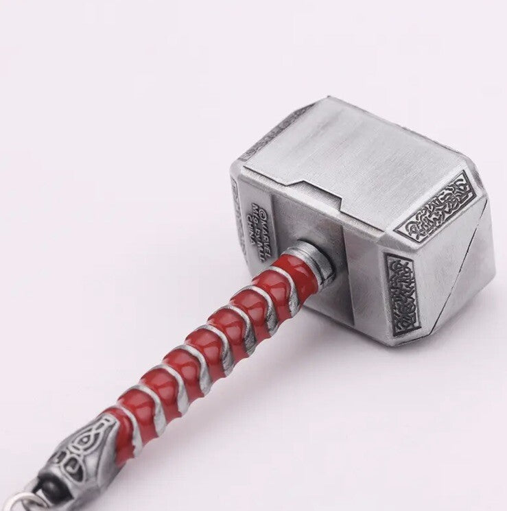 Heavy Thor Hammer Shaped Keyring Premium Keychain Gift UK