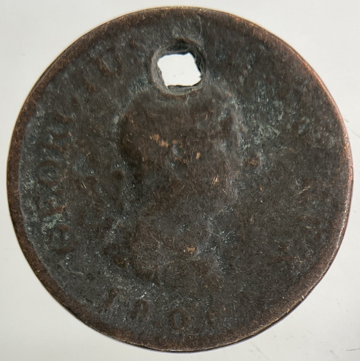 1806 George III 3rd Farthing Coin | Worn Grade