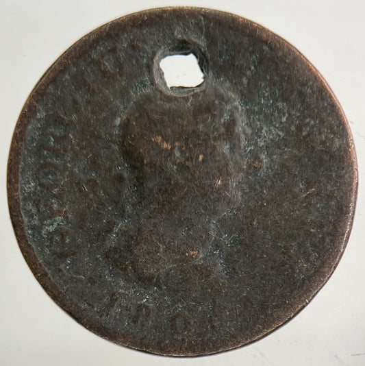 1806 George III 3rd Farthing Coin | Worn Grade