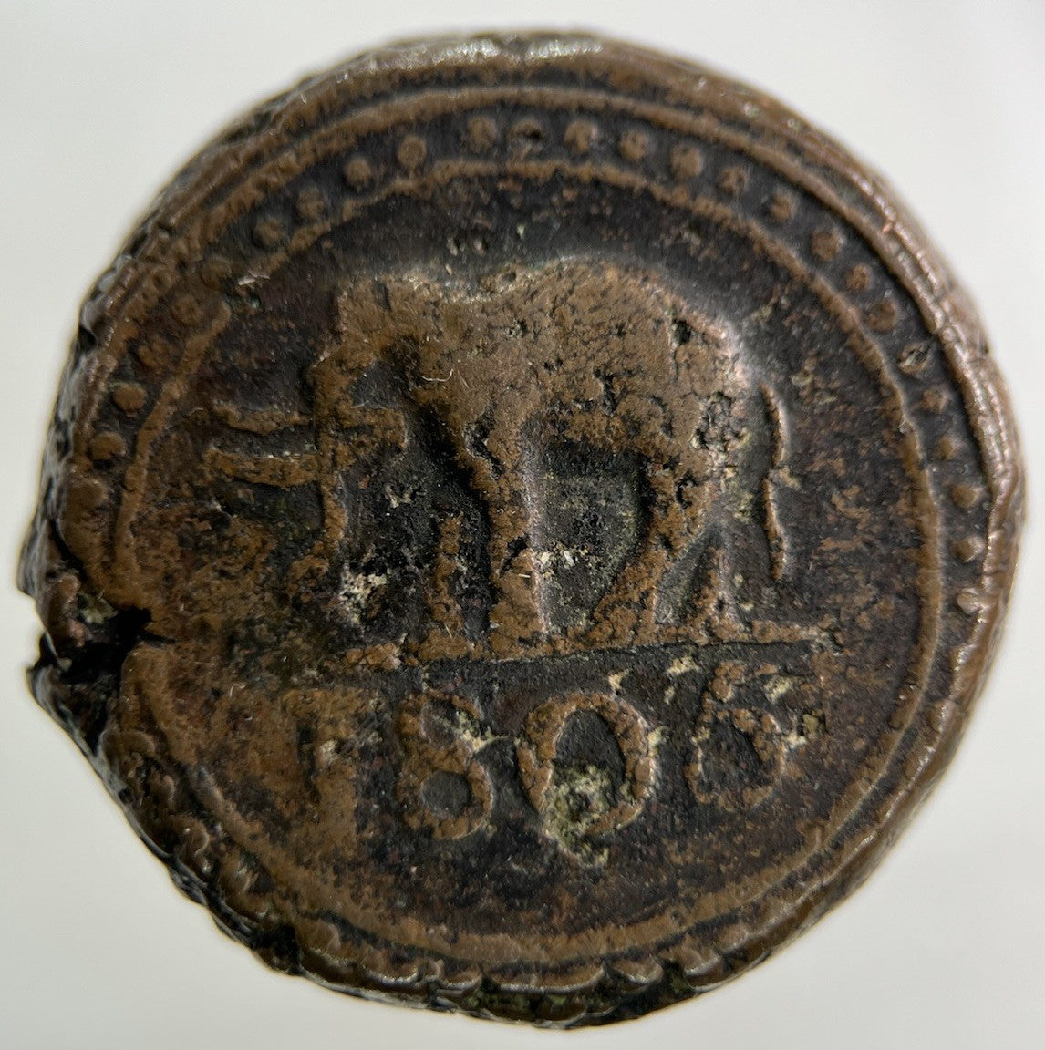 1805 Ceylon 1/12 Rixdollar Coin | Collectable Grade
