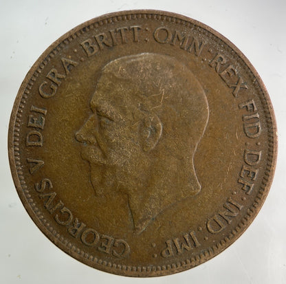 1928 George V One Penny Coin | Collectable Grade
