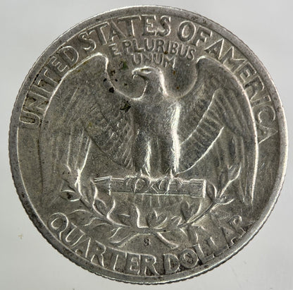 1947 - S US USA Quarter Dollar Silver Coin | Fine Collectable Grade