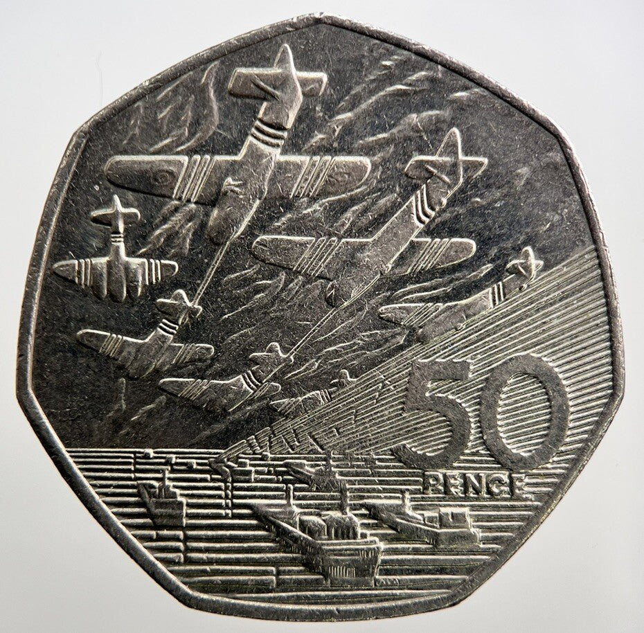 1994 D - Day 50p 50 Pence British Coin | Fine Collectable Grade | a3845
