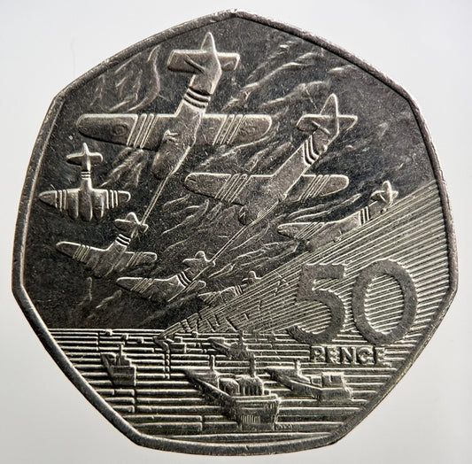 1994 D - Day 50p 50 Pence British Coin | Fine Collectable Grade | a3845