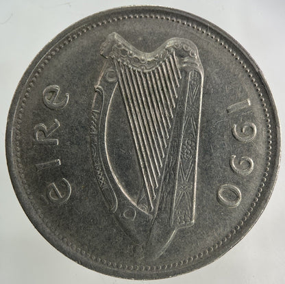 1990 Irish £1 One Pound Coin | Very High Grade