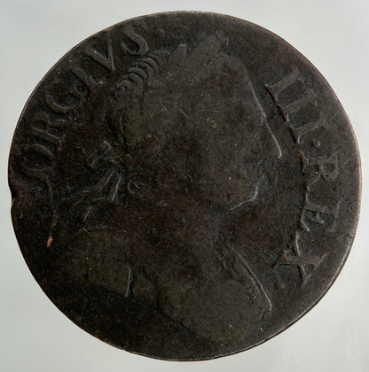 1771 George III 3rd Half - Penny Coin | Fine Collectable Grade