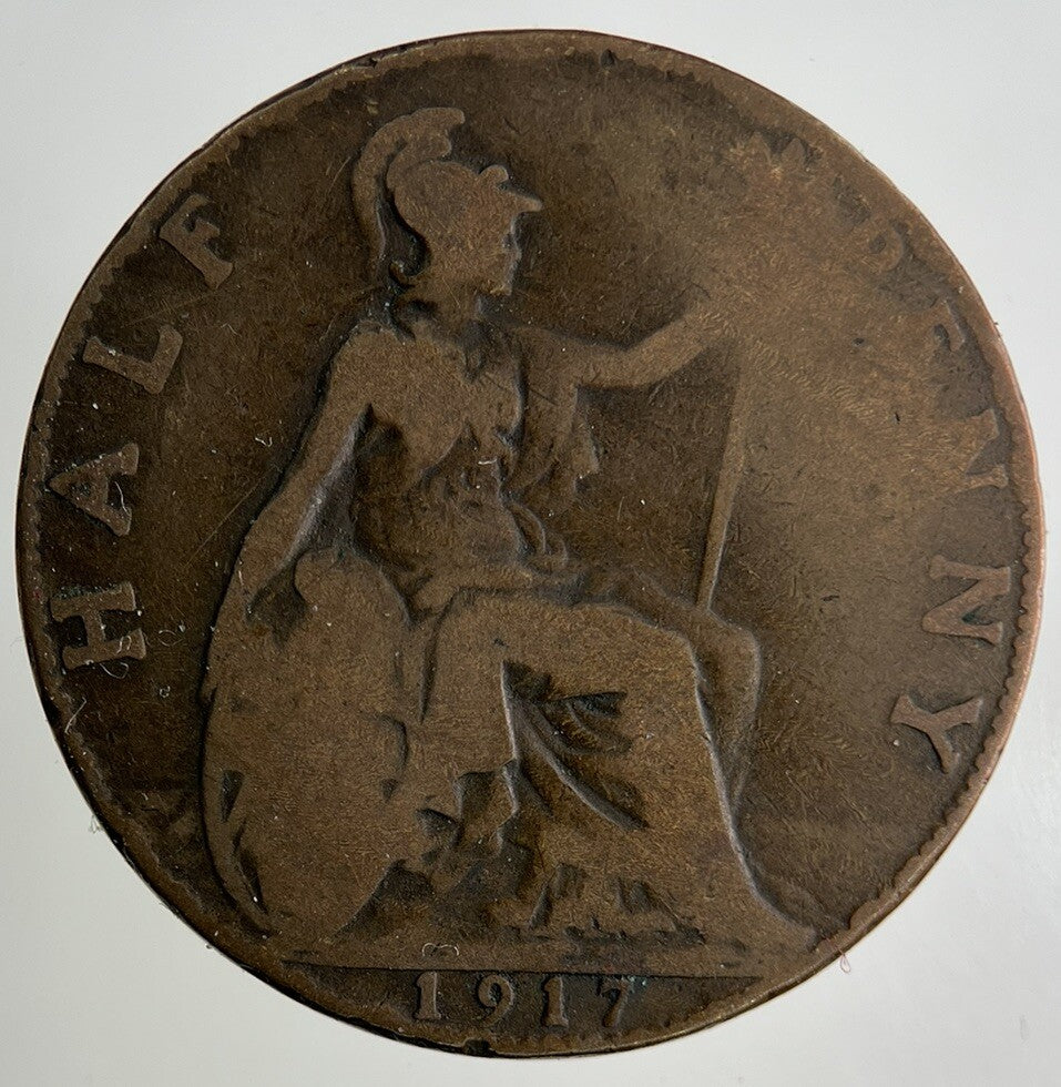 1917 George V Half - Penny Coin | Collectable Grade