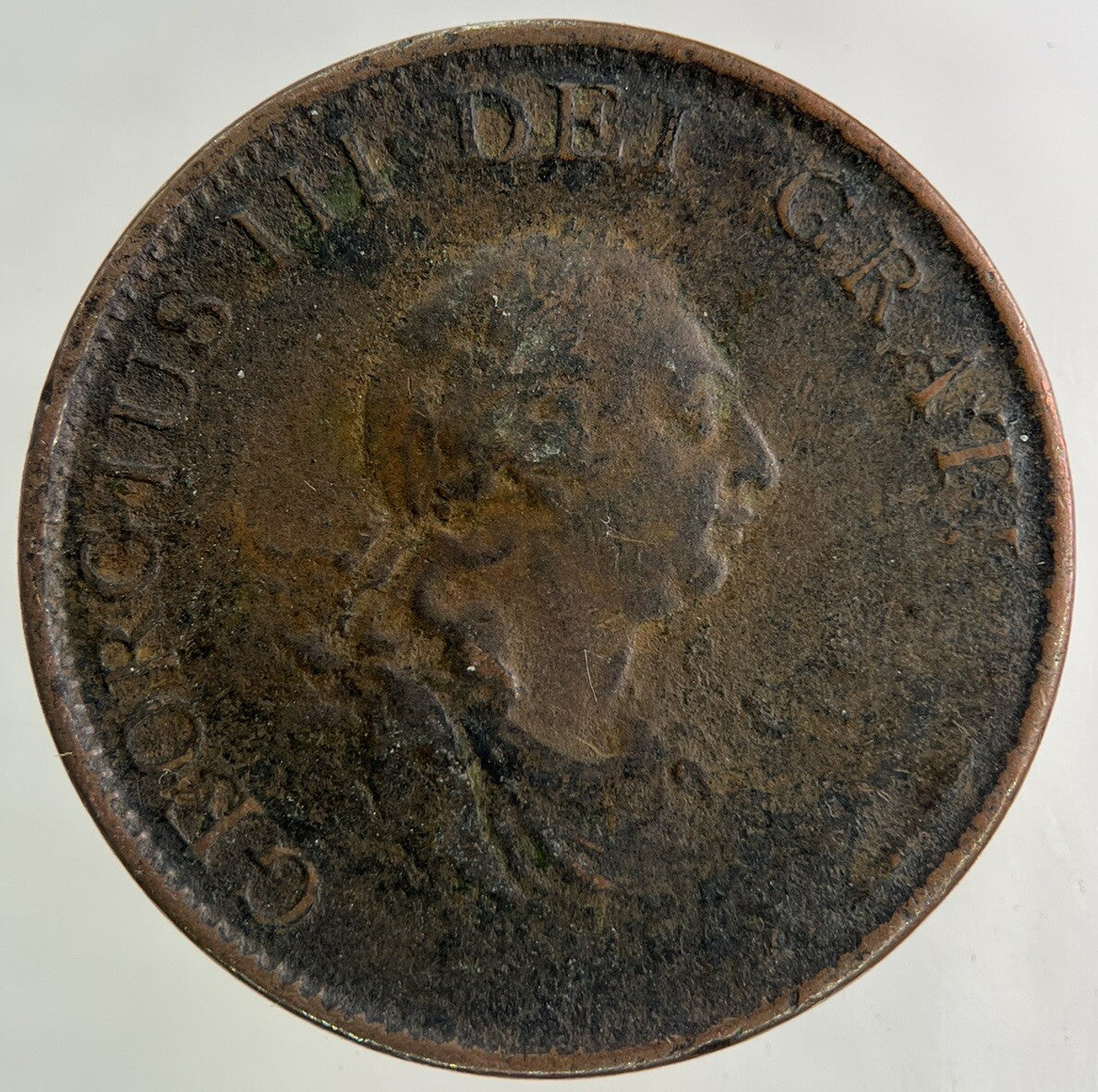 1799 George III 3rd Half - Penny Coin | Fine Collectable Grade