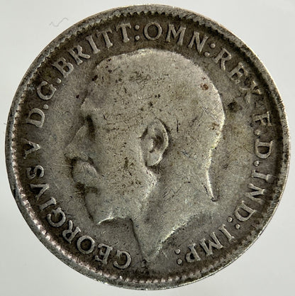 1912 George V Threepence Silver Coin | Fine Collectable Grade