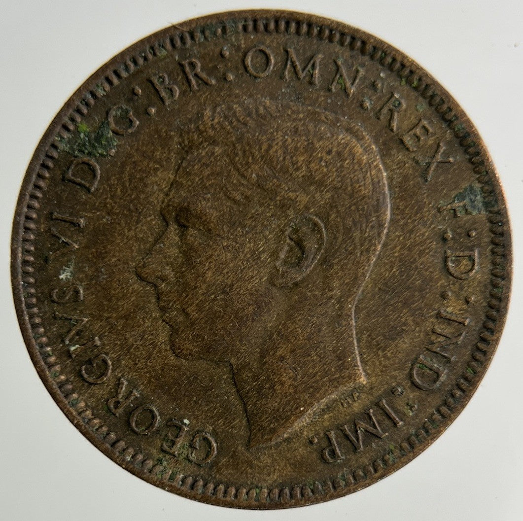 1940 George VI Wren Farthing Coin | Fine Collectable Grade