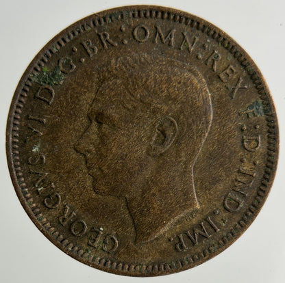 1940 George VI Wren Farthing Coin | Fine Collectable Grade