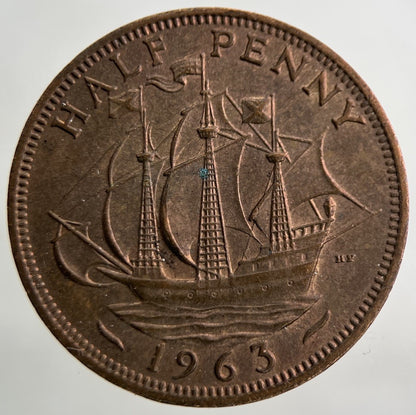 1963 Elizabeth II 2nd Half - Penny Coin | Very High Grade