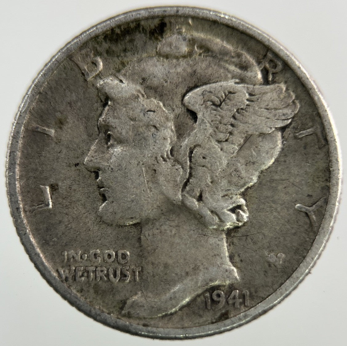 1941 US USA Mercury Dime Silver Coin | Fine Collectable Grade
