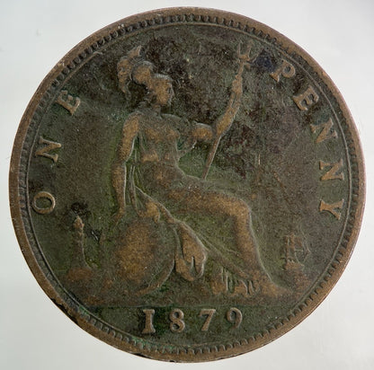 1879 Victoria One Penny Coin | Collectable Grade