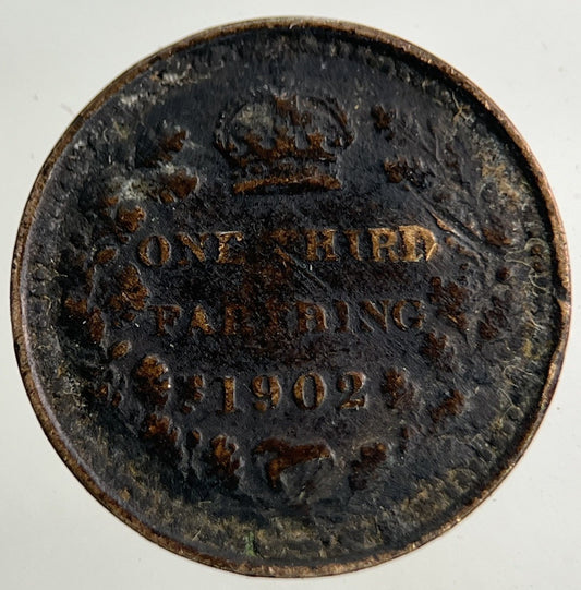 1902 Edward VII 1/3 One Third Farthing Coin | Collectable Grade